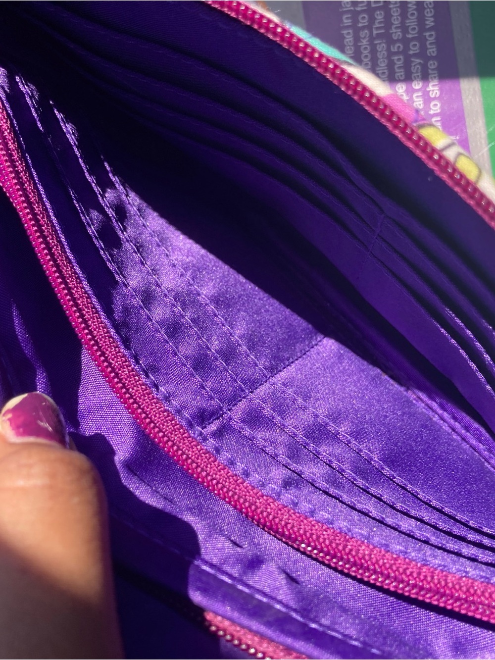 Vera Bradley Pink Multi Quilted Crossbody Bag from “Heather” collection - Picture 6 of 7